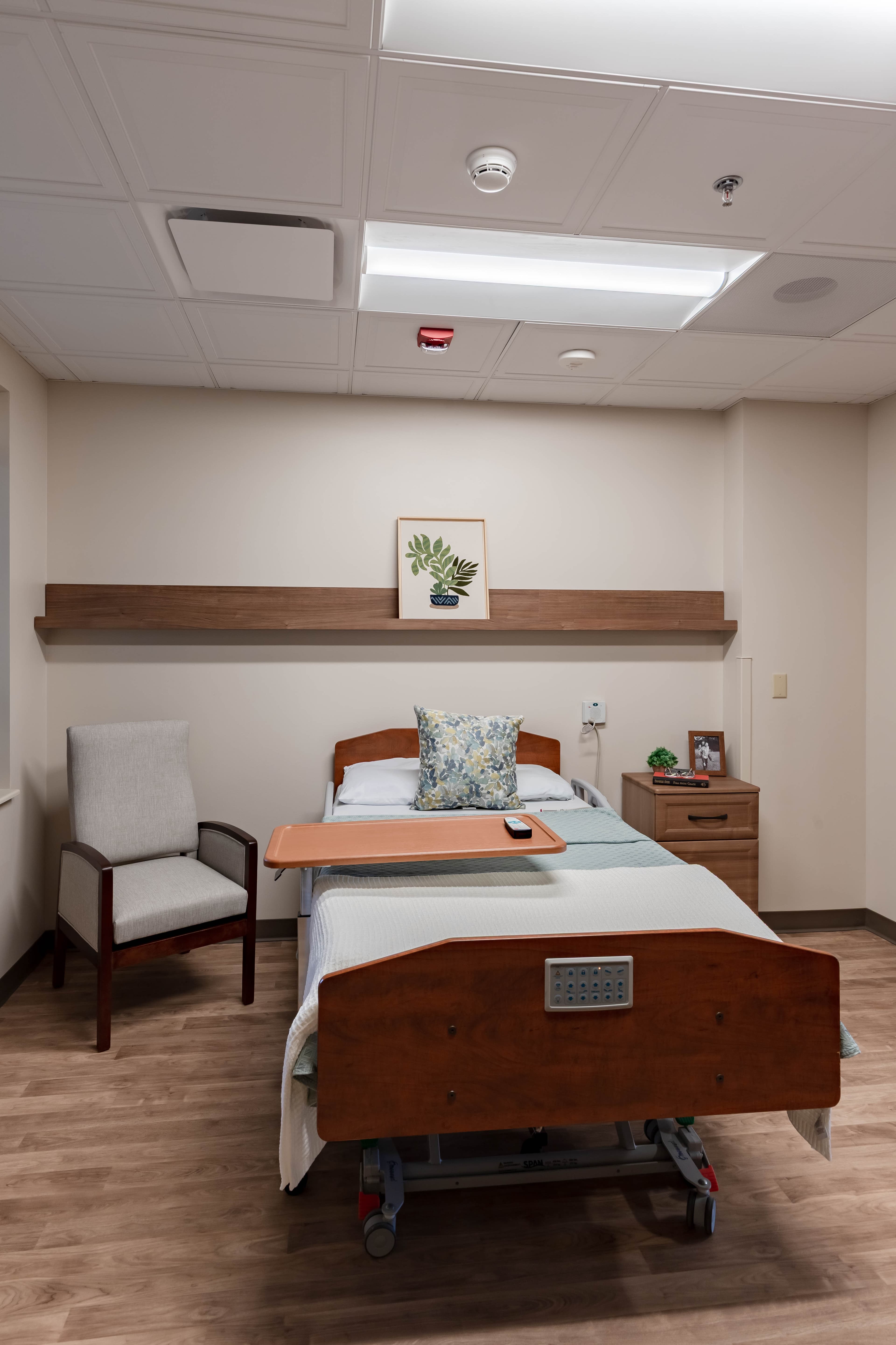 Private room designed for comfort and dignity