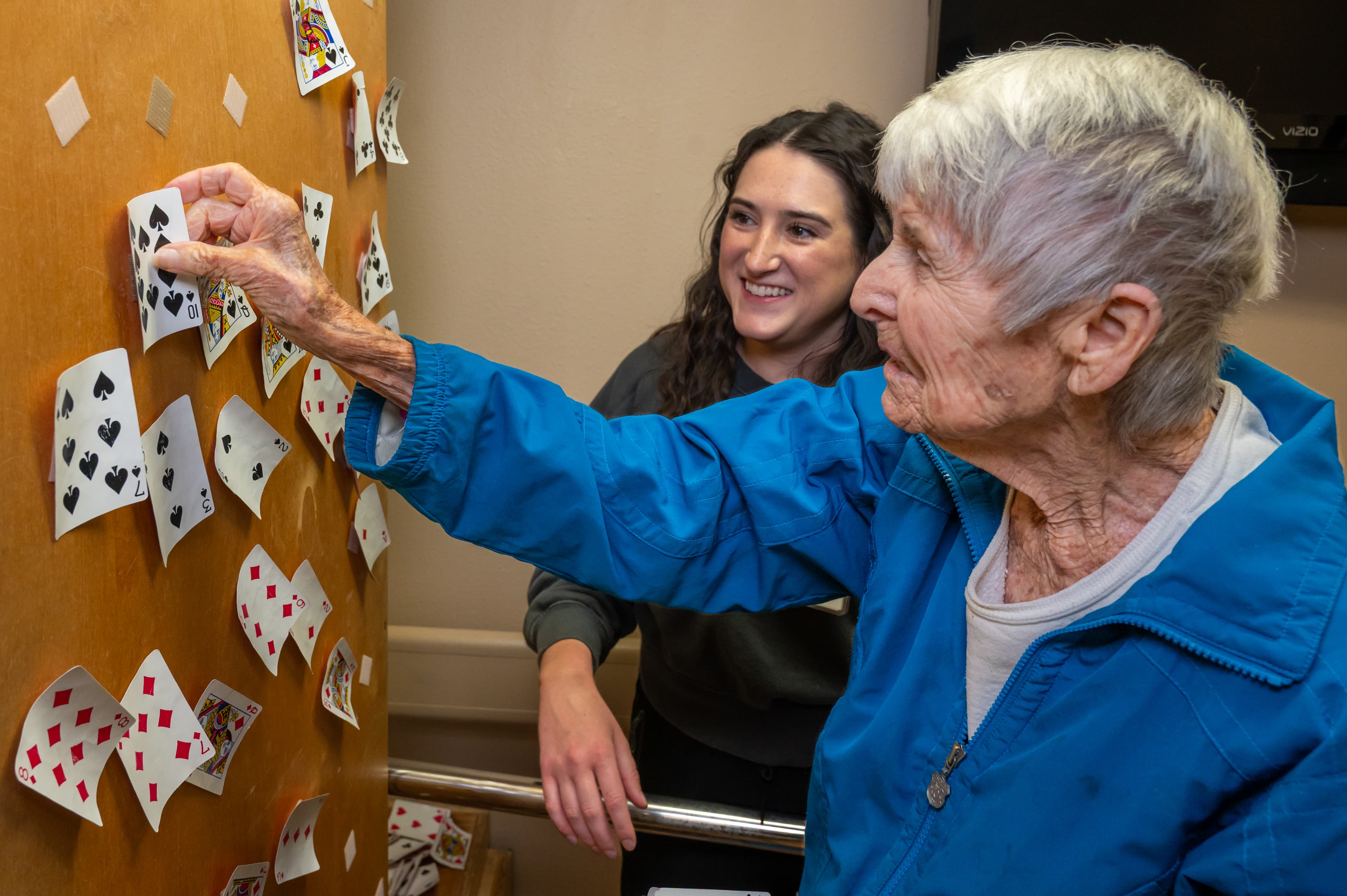 Memory care courtyard